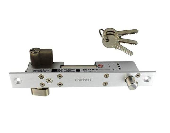 Perno electromecánico con cilindro para llaves